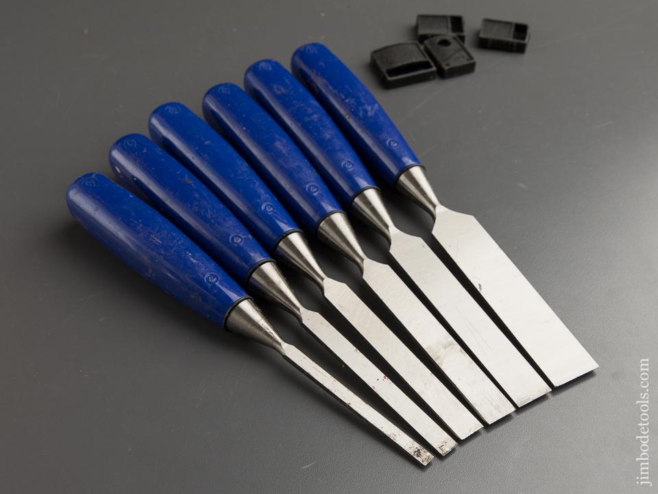 Great Set of Six MARPLES Blue Chip Chisels - 88612