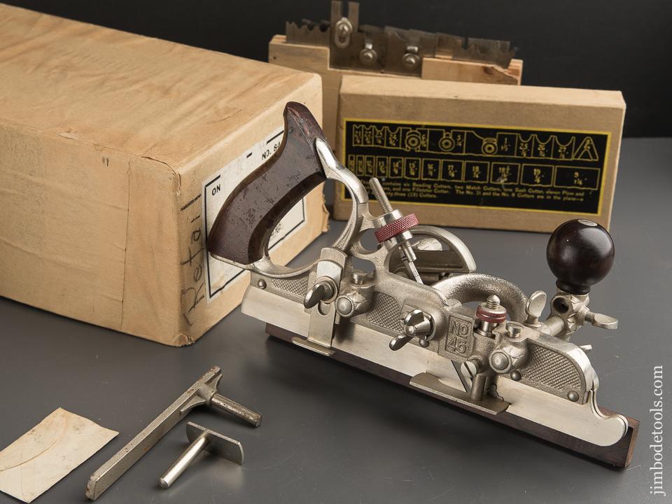 Near Mint! MONTGOMERY WARD No. 84-3548 Plow Plane BY STANLEY 100% COMPLETE in Original Box - 88799