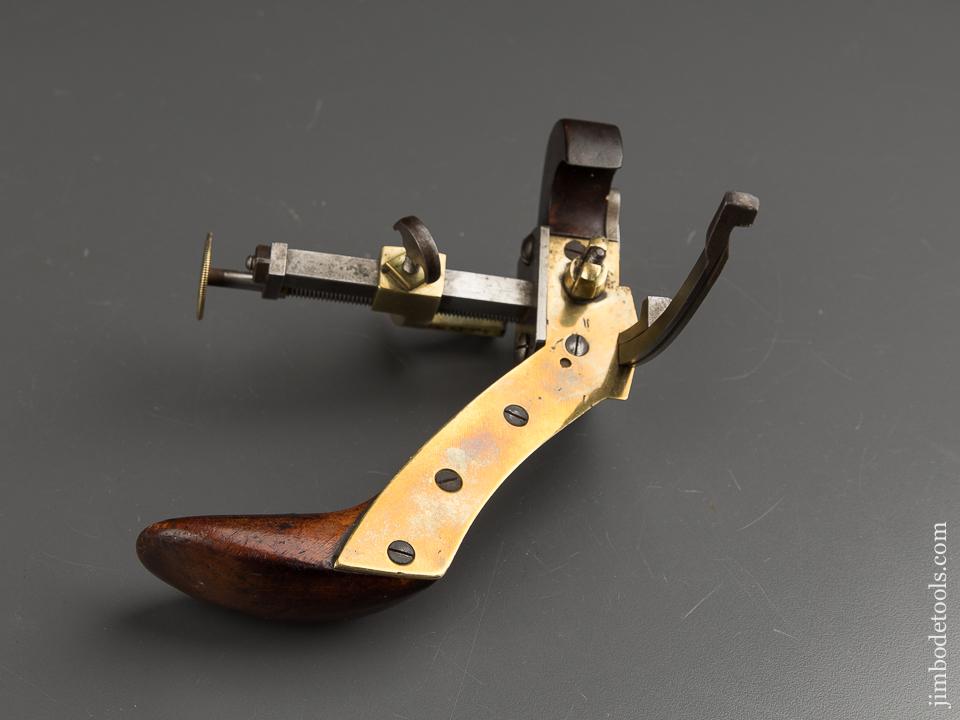 Amazing! Coachmaker's Plow Plane Dated 1891 by C. HABERECHT - 88866U