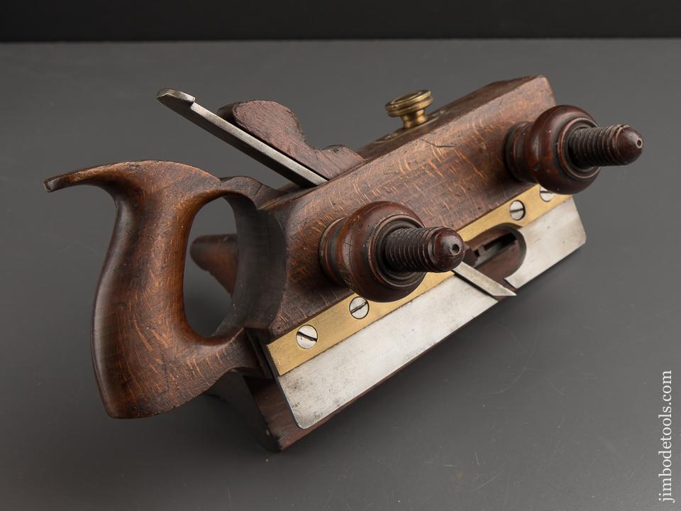 Good User Beech Screw Arm Plow Plane by AUBURN TOOL CO circa 1864-93 GOOD+ - 88938