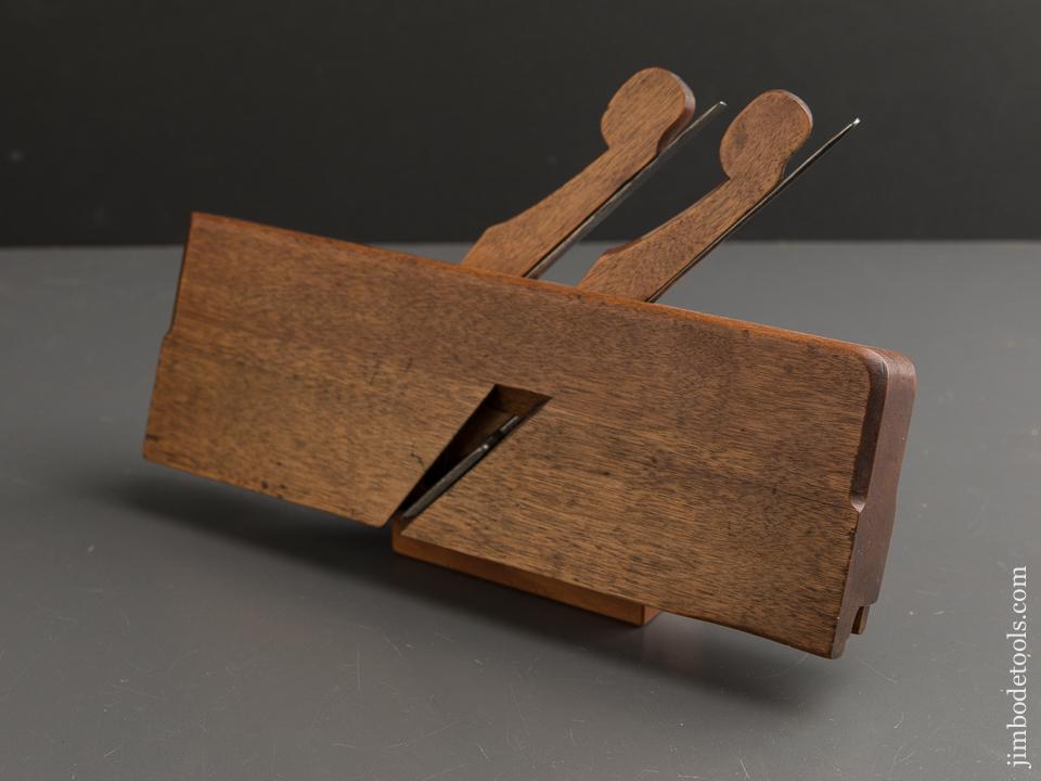 Stunning 18th Century JO FULLER PROVIDENCE Yellow Birch Double Iron Door Plane FINE - 89197
