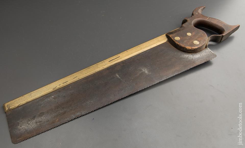 Awesome Nineteen inch Brass Back Saw by GREEN'S & OSBORNE - 89327