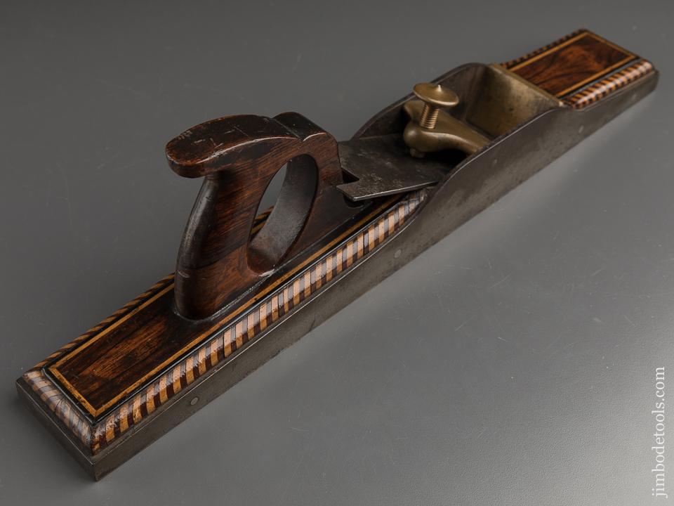 Magnificent! Rosewood & Inlay Filled 18 3/4 inch Low Angle Jointer Plane - 89334U