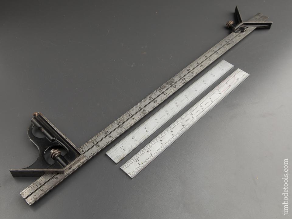 STARRETT Combination & Center Finding Heads with Three Different STARRETT Scales - 89412
