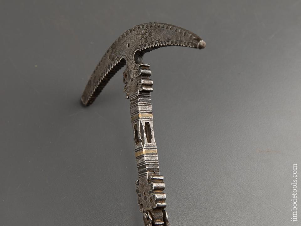 Remarkable 17th Century Flint Knapping Hammer with Touch Hole Pick - 89460U