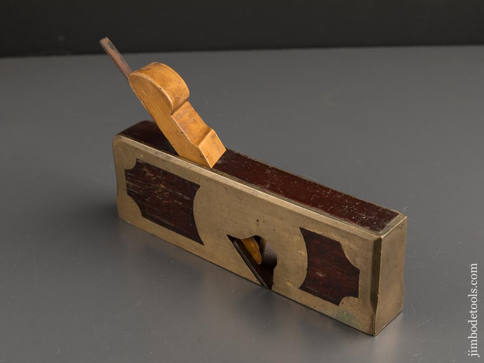 RARE Gunmetal & Boxwood BAYFIELD NOTTINGHAM Infill Rabbet Plane - 89883U