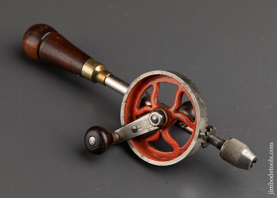 GOODELL-PRATT Egg Beater Hand Drill with Rosewood Fixtures - 90034