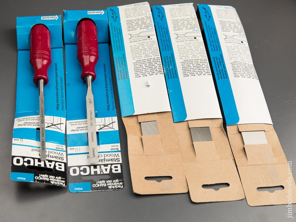 Dead Mint! BAHCO Sweden SHARK Brand Chisels with Original Packaging - 90181