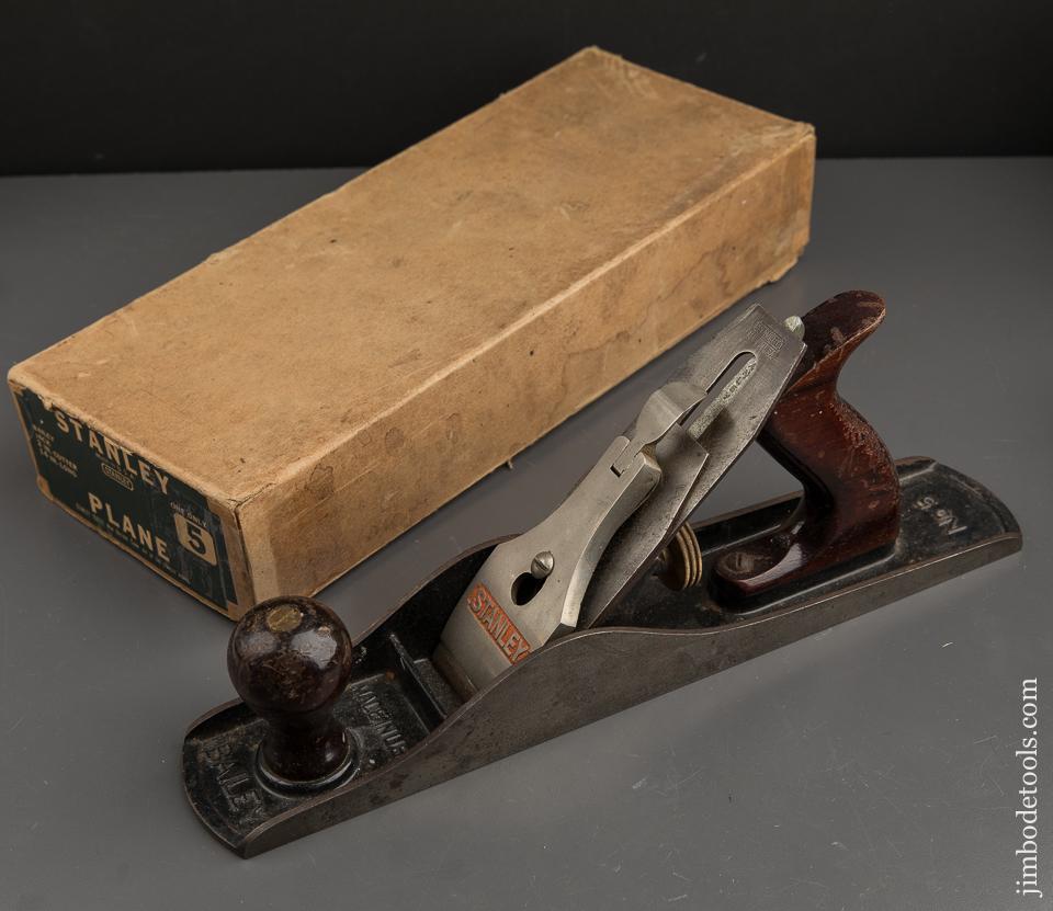 STANLEY No. 5 Jack Plane Type 19 circa 1948-61 FINE in Original Box - 90281