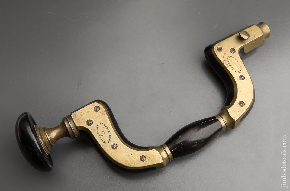 Exquisite! MARSDEN BROS Improved ULTIMATUM Brace in Ebony & Brass - 90296
