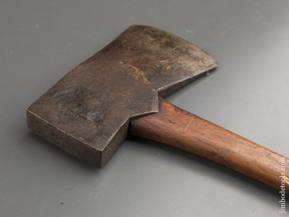 Awesome! Pennsylvania Blacksmith Felling Axe by "G. SCANOKK" with Original Handle! - 90421