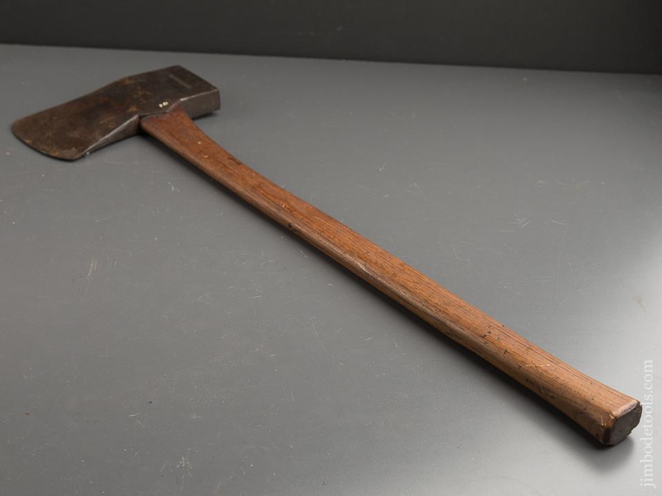 Awesome! Pennsylvania Blacksmith Felling Axe by "G. SCANOKK" with Original Handle! - 90421