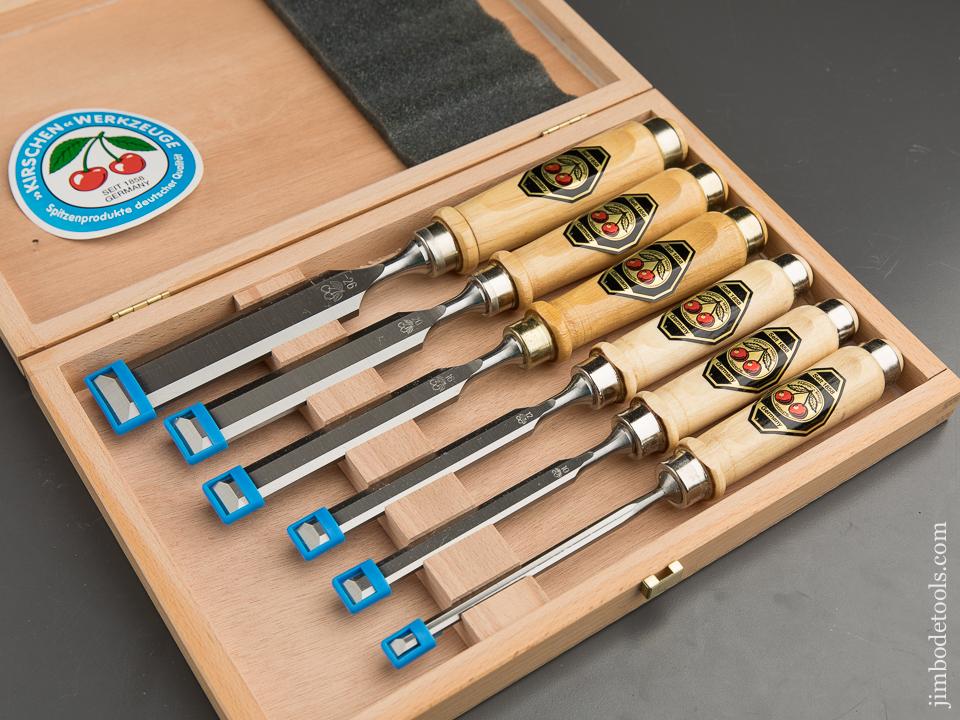 Set of Six SEIT 1858 GERMANY Chisels with Decals DEAD MINT! In Original Box - 90620