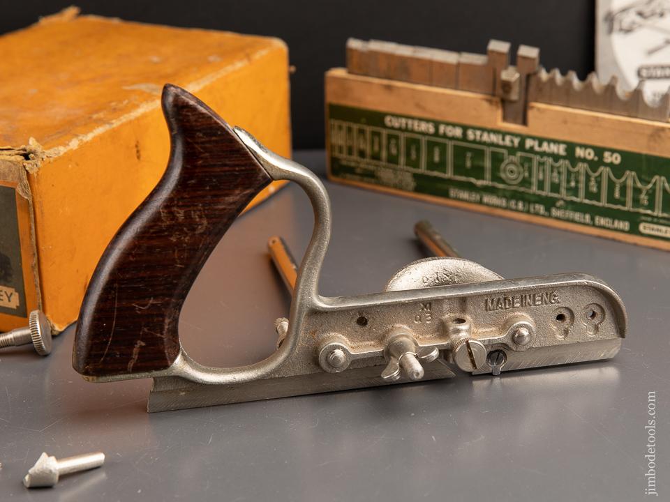 STANLEY No. 50 Light Combination Plane MINT & COMPLETE in Original Box - 90920