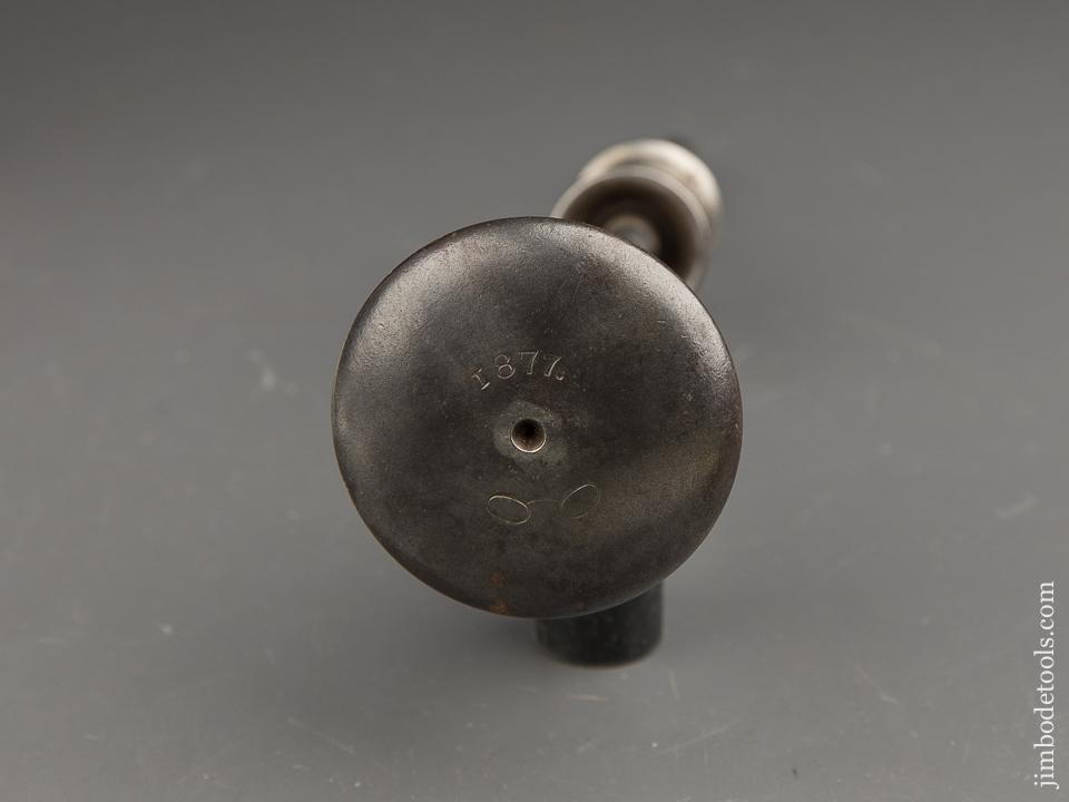 Fantastic and Fancy! 9 3/4 inch Iron Bow Drill Dated 1877 - 91208