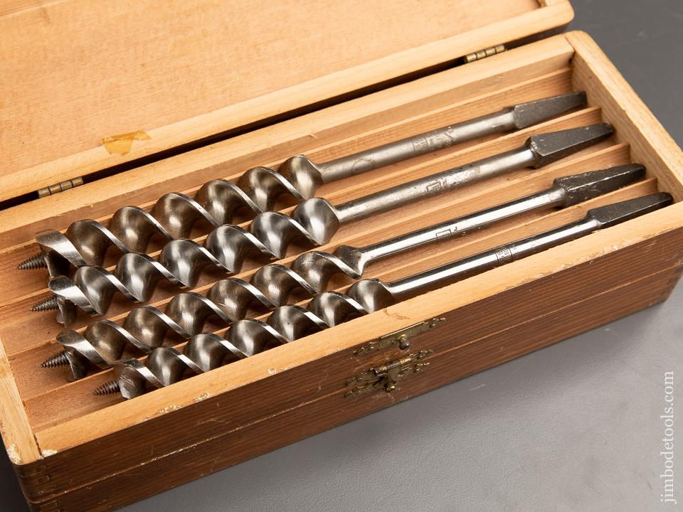EXTRA EXTRA FINE Complete Set of 13 RUSSELL JENNINGS Auger Bits in its Original 3 Tiered Box - 91217