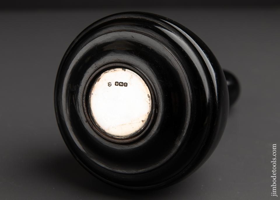 Stunning Ebony And Sterling Presentation Carver's Mallet - 91225R