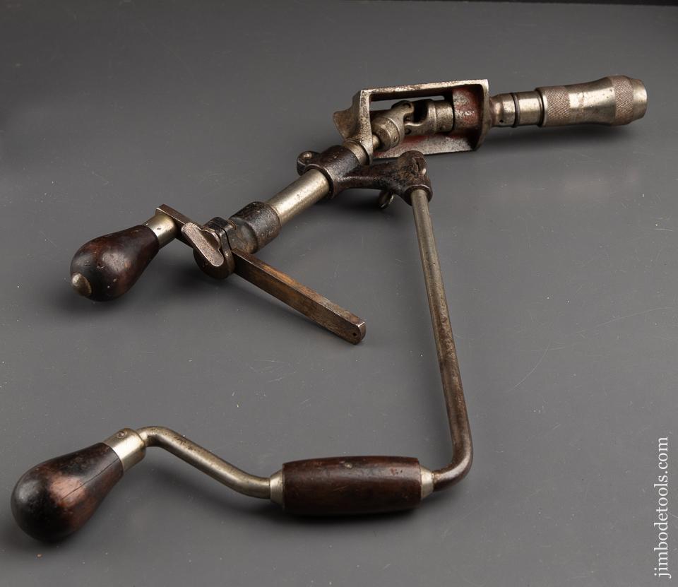 Fine MILLERS FALLS 1890 Patent Corner Brace and New MILLERS FALLS Golf Shirt XL - 91562