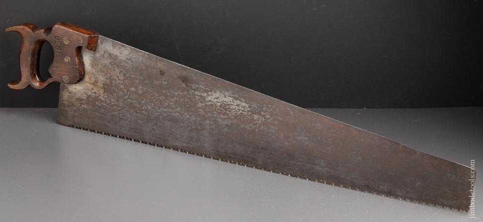 Very Early! Circa 1863-76 HARVEY W. PEACE BROOKLYN No. 45 VULCAN Hand Saw - 92095