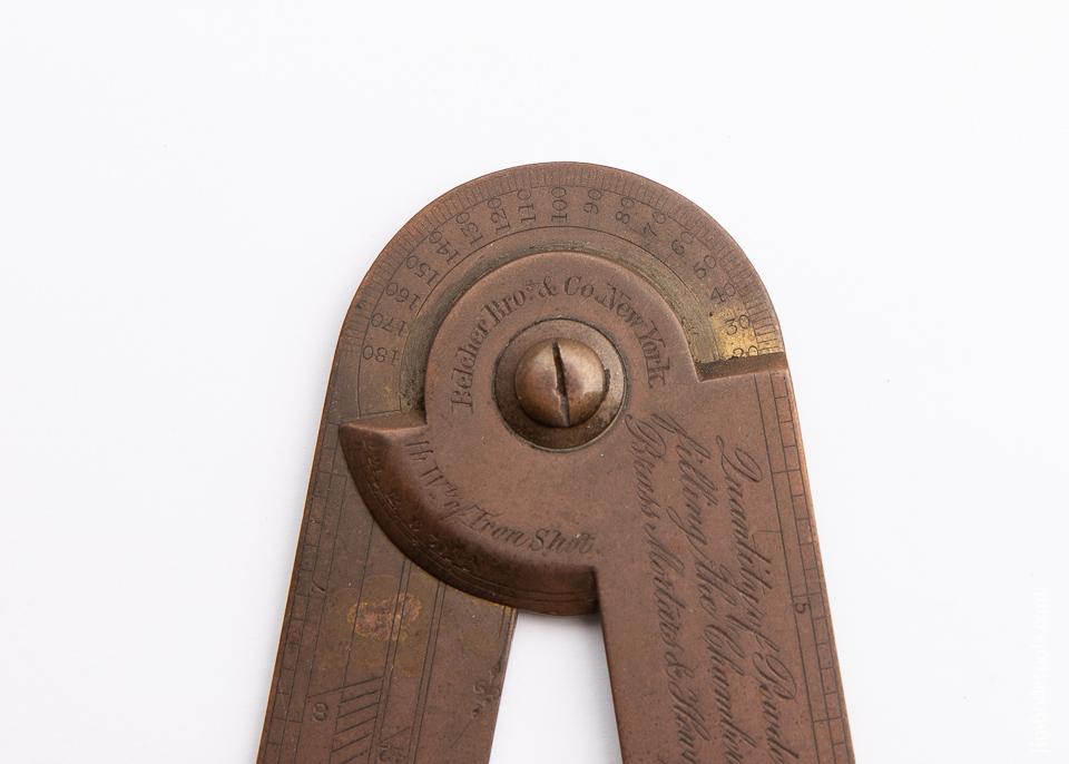 BELCHER BROS & CO. NEW YORK Seven inch Gunner's Calipers circa 1843-52 - 92202U