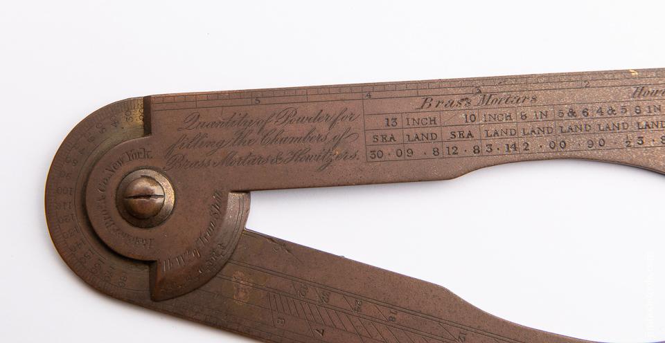 BELCHER BROS & CO. NEW YORK Seven inch Gunner's Calipers circa 1843-52 - 92202U