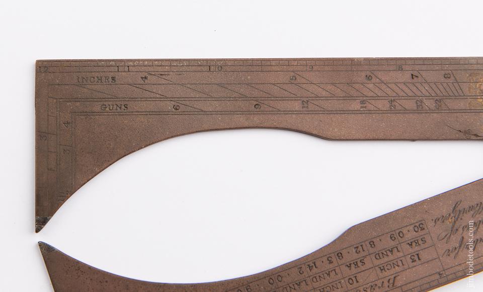 BELCHER BROS & CO. NEW YORK Seven inch Gunner's Calipers circa 1843-52 - 92202U