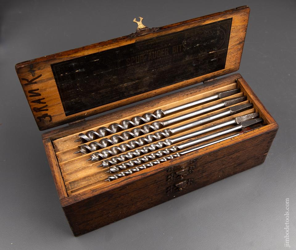 FINE Complete Set of 13 RUSSELL JENNINGS Auger Bits in its Original Three Tiered Box - 92236