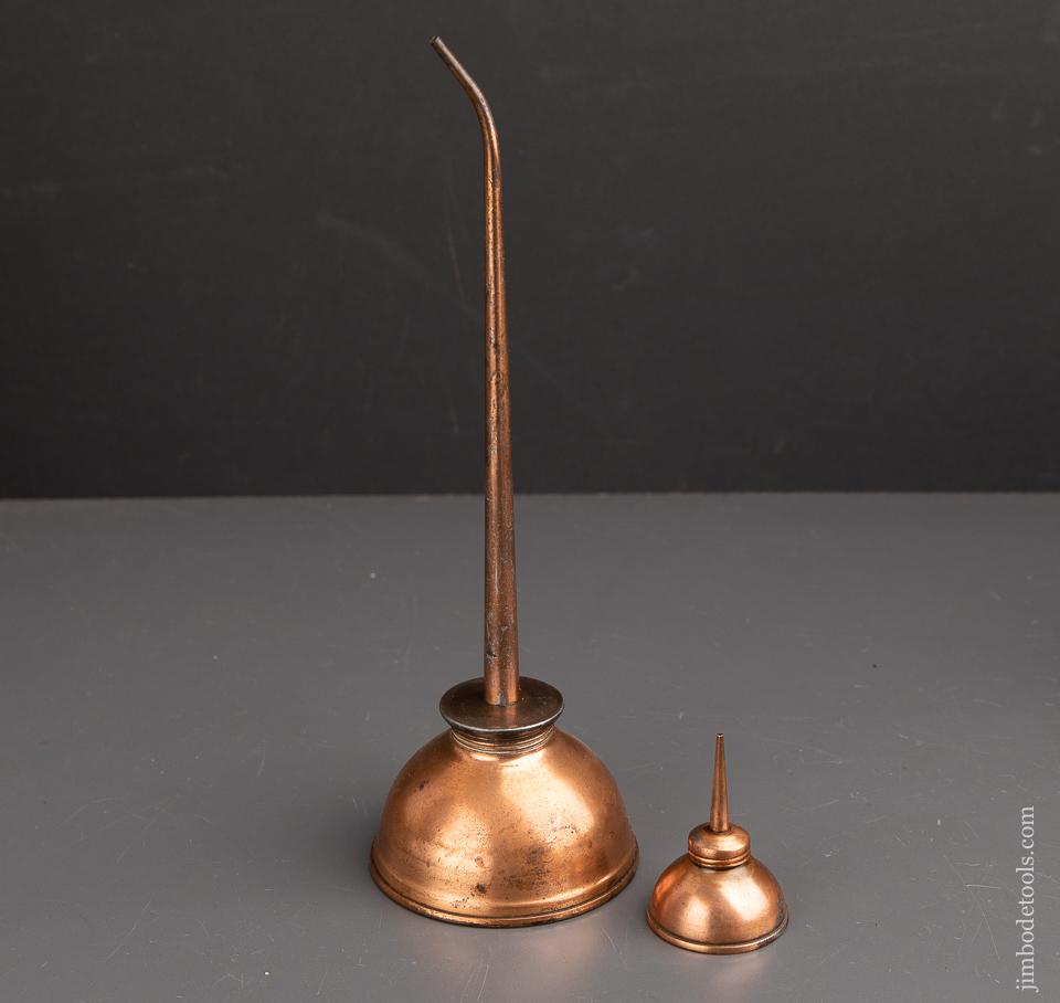 Two Copper Oil Cans - 92439