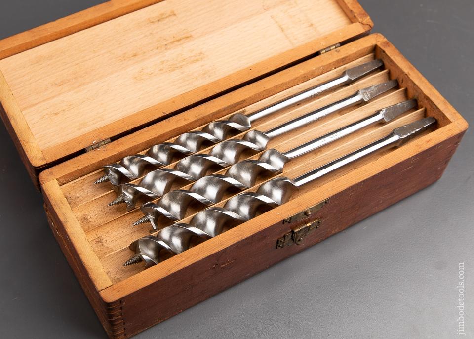 FINE Complete Set of 13 RUSSELL JENNINGS Auger Bits in its Original Three Tiered Box - 92443