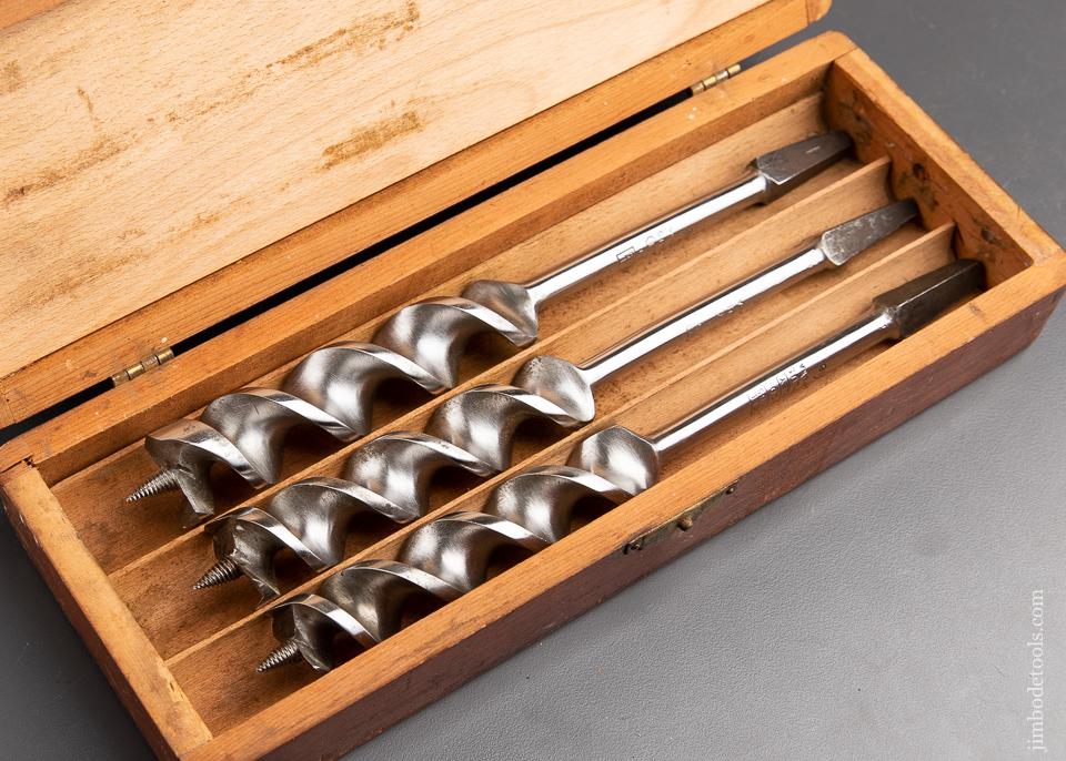 FINE Complete Set of 13 RUSSELL JENNINGS Auger Bits in its Original Three Tiered Box - 92443