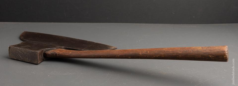 DUNLOP & MADEIRA circa 1831-33 Single Bevel Offset Broad Axe - 92471