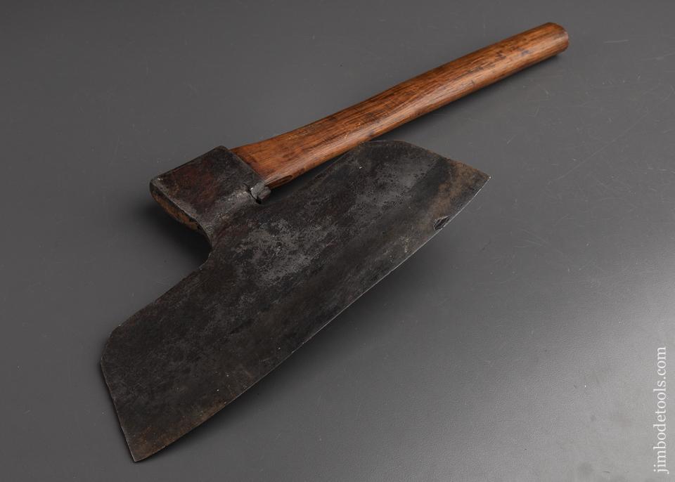 Great EARLY Hand forged Cooper's Offset Single Bevel Side Axe - 92486