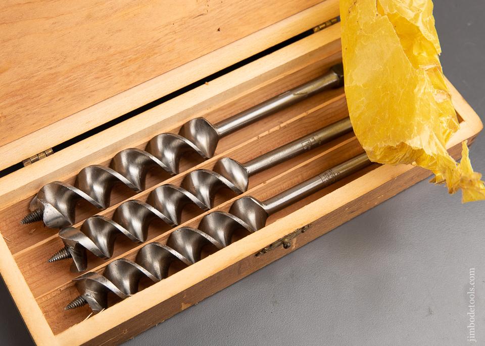 EXTRA FINE Complete Set of 13 RUSSELL JENNINGS Auger Bits in its Original Three Tiered Box - 92504