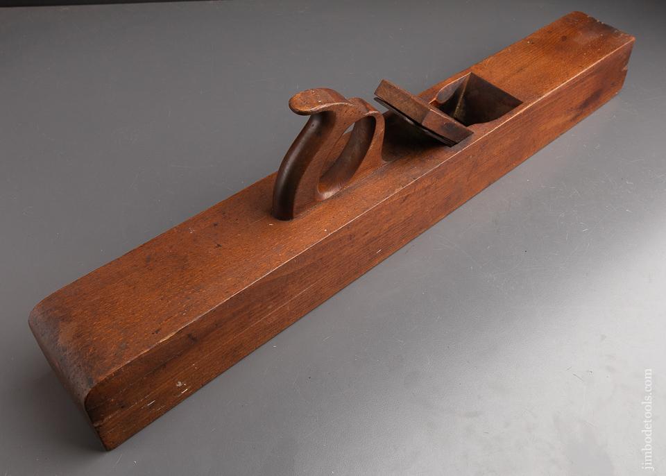 Great User Massive 27 1/2 Dead flat. 2 3/4" iron. A little shake at the nose. Has a glue repair. inch Jointer Plane - 92659