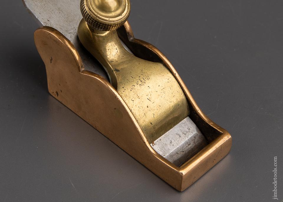 SPIERS AYR 3 5/8 inch Cast Gunmetal, Brass Chariot Plane - 92774U