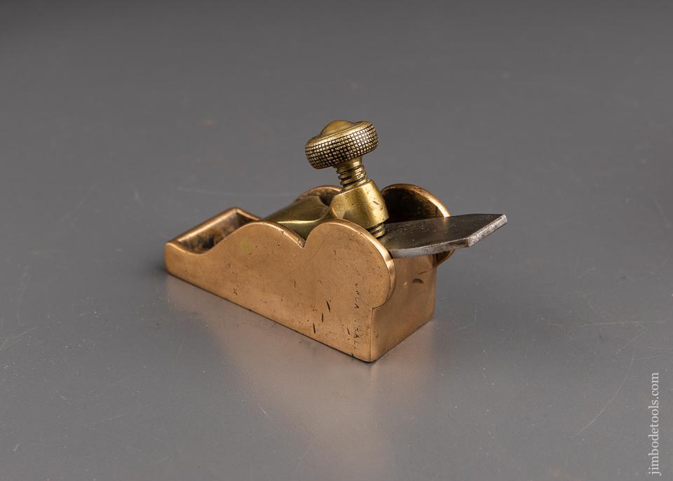 SPIERS AYR 3 5/8 inch Cast Gunmetal, Brass Chariot Plane - 92774U