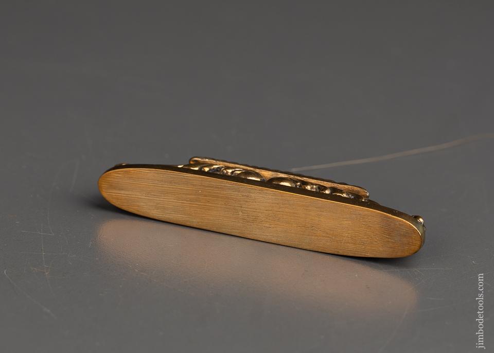 Mini 2010 PNTC Best in the West Favor RARE Miniature 3 1/4 inch Brass Level MINT in its Original Box - 92796