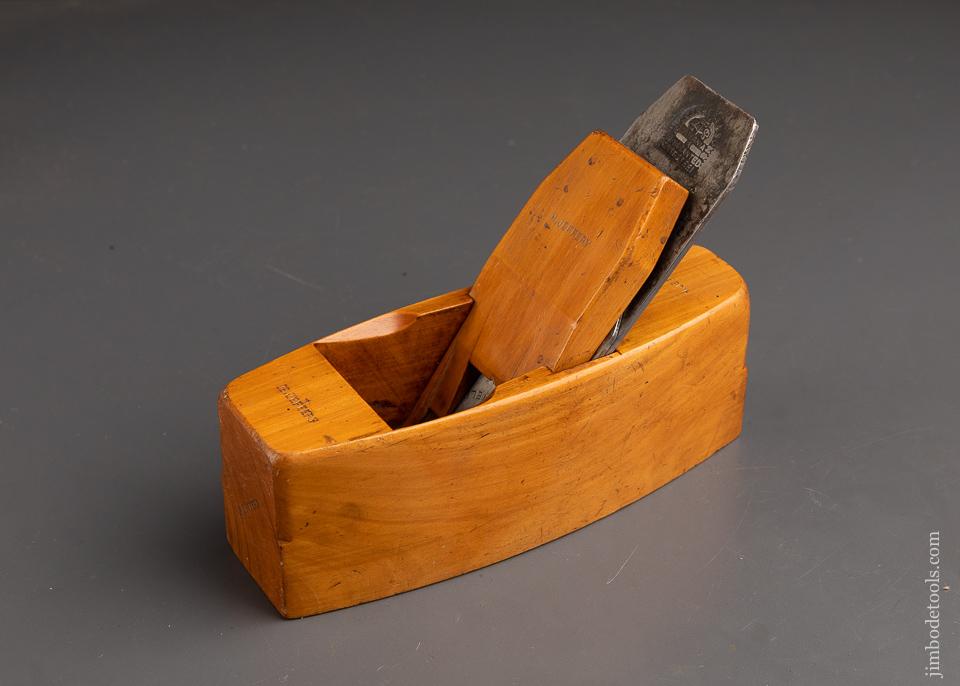 Magnificent Solid Boxwood Coffin Smooth Plane - 92828U