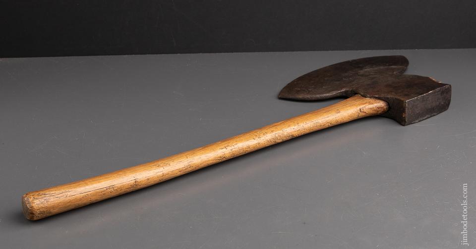 Early Double Bevel Hewing Axe by WM. BRADY & SON - 92849