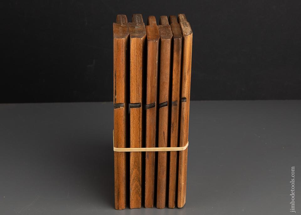 Good User Set of 3 Pairs of Hollow & Round Planes by MATHIESON #4, 6, 8 - 92858