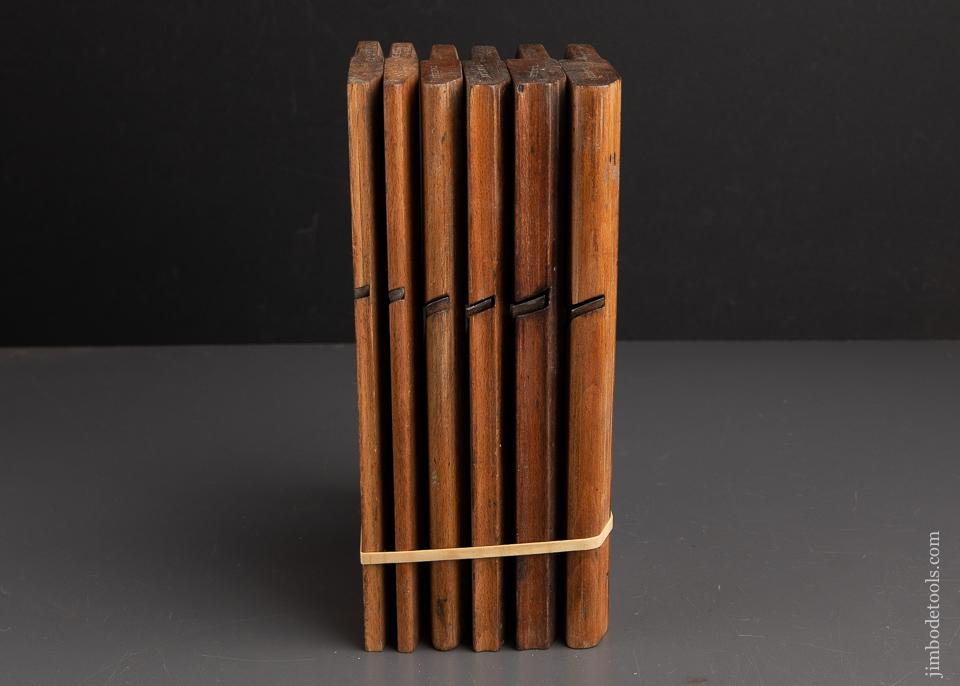 Good User Set of 3 Pairs of Hollow & Round Planes by MATHIESON #4, 6, 8 - 92859