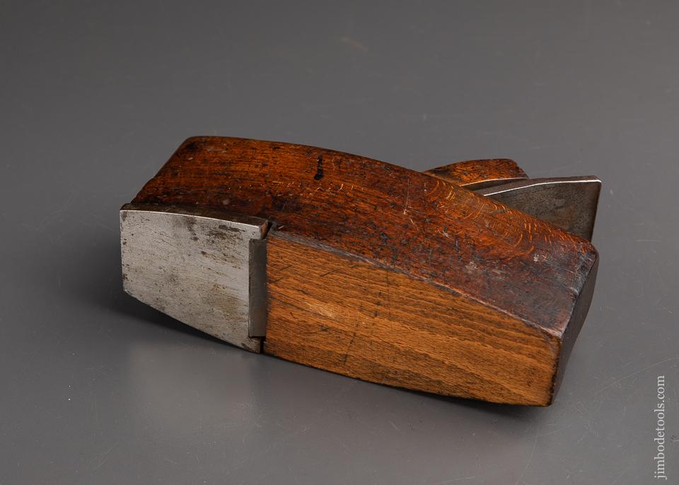 Great User Coffin Smooth Plane with Steel Sole Insert. Adjustable Mouth - 92914