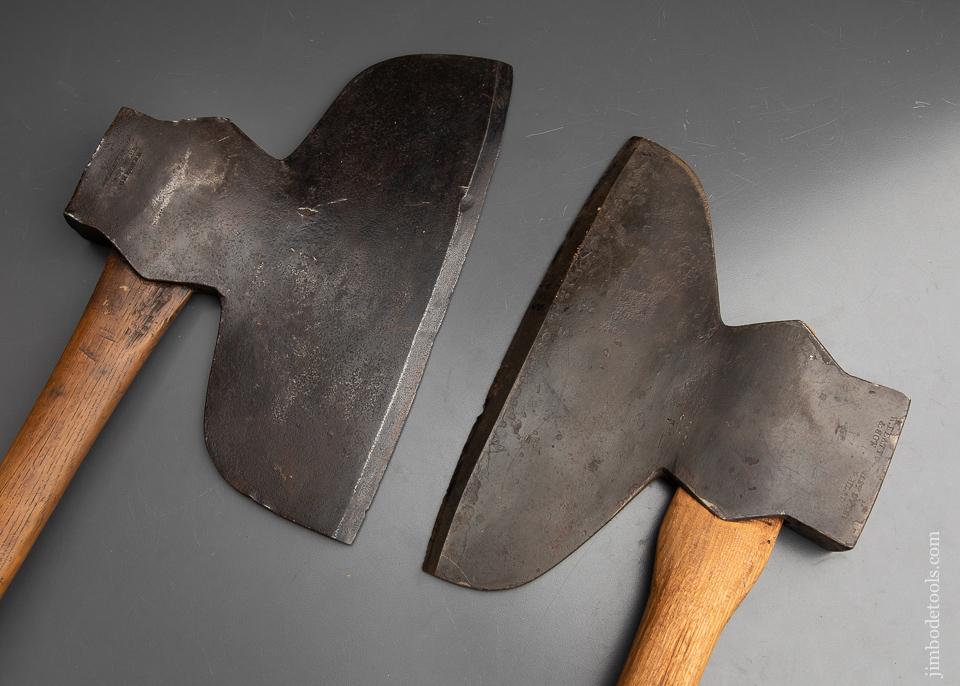 Right and Left Handed Pair of Offset Single Bevel Broad Axes by W. BEATTY & SON - 92961