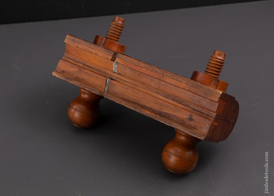 RARE & Spectacular! M. COPELAND Double Iron Screw Arm Sash Molding Plane EXTRA FINE = 93079