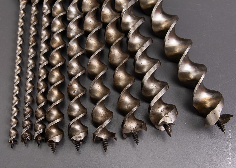 MINT Set of Nine Boring Machine Bits by FOREST CITY BIT & TOOL CO - 93166