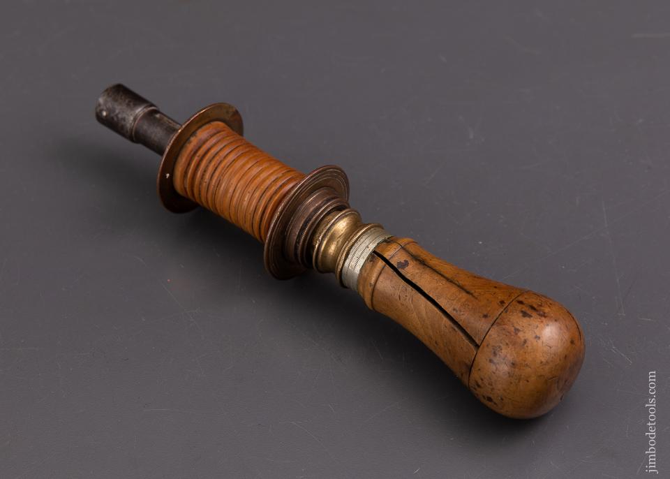 Lovely Ancient Italian Solid Boxwood Bow Saw - 93199