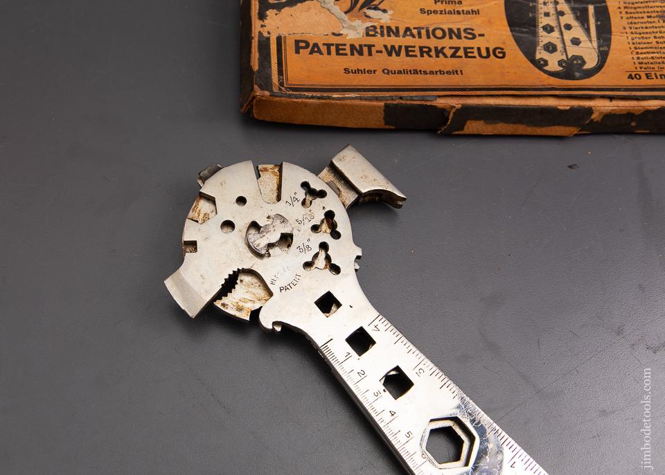 Rare! HERKULES Patent Axe Wrench Hammer and Combination Tool - 93291