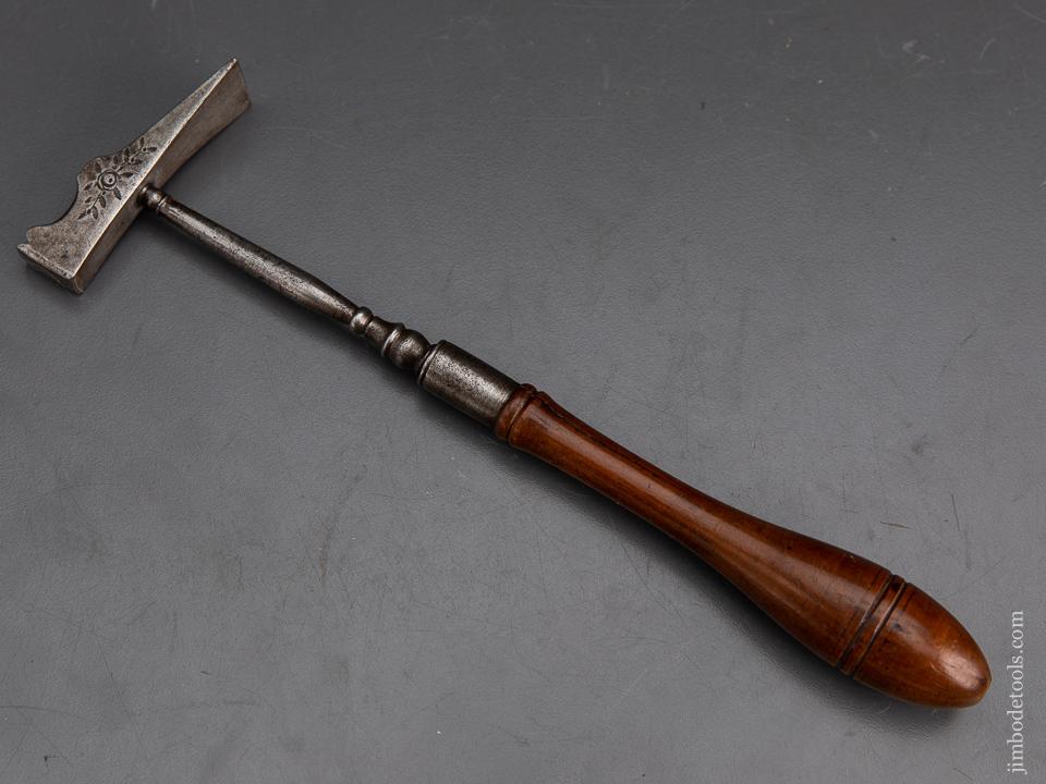 Lovely Engraved 18th Century Watchmaker's Hammer - 93498U