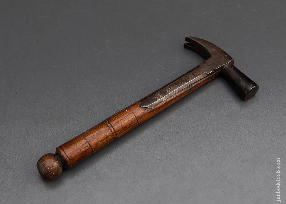 Great Rosewood Handled Strapped Gentleman's Hammer - 93499U