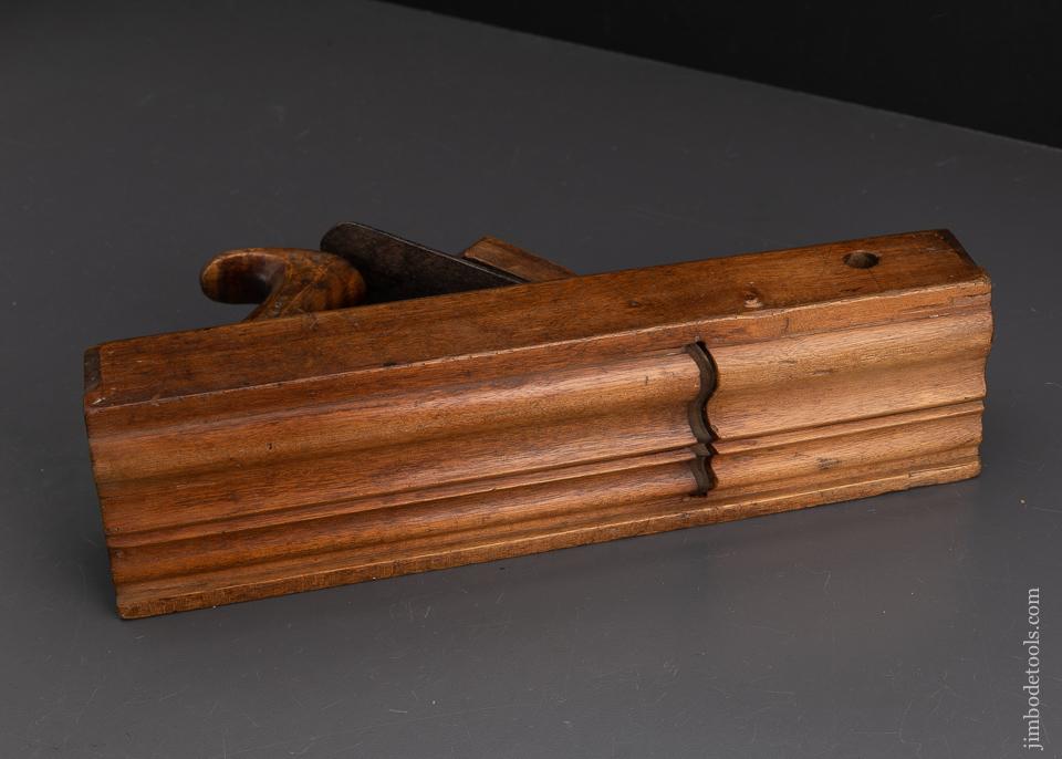 Amazing! Yellow Birch 18th Century Crown Molding Plane by JO:WILBUR - 93519